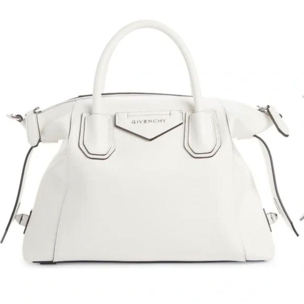 Givenchy Antigona  Off -White Soft Leather Shoulder / Crossbody  Bag